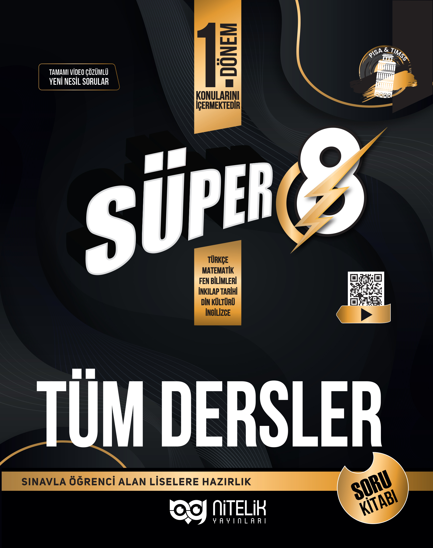 Süper 8 Yeni Nesil Tüm Dersler Soru Kitabı kapak görseli